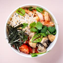 Shrimp Rice Noodle Bowl